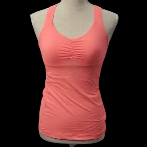 LuLulemon Athletica Women's Salmon Sleeveless Workout Top - Picture 1 of 8